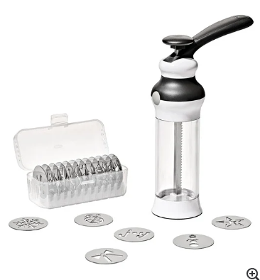 OXO SoftWorks Cookie Press with 18 Cookie Disks