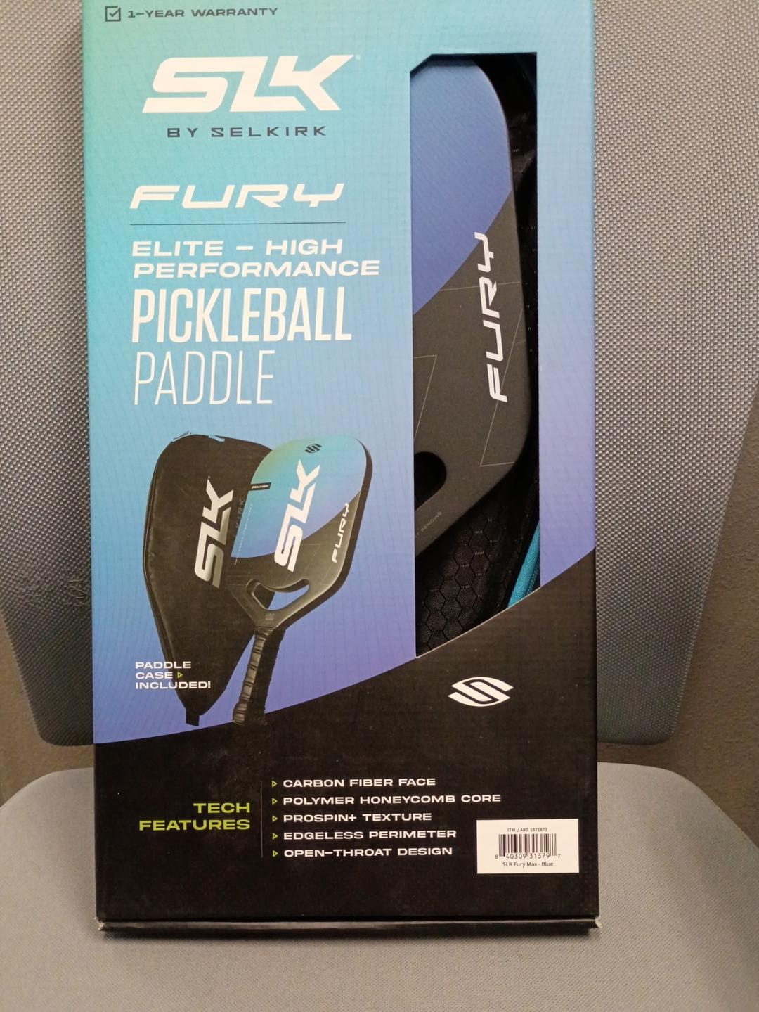 Selkirk SLK Fury Pickleball Paddle & Case