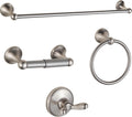 4 pc Bathroom Hardware Set Wall Mounted