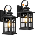 2 pack dusk till dawn outdoor wall lights
