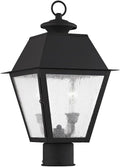 2 light outdoor post head