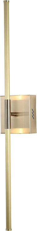 28" led metal wall sconce