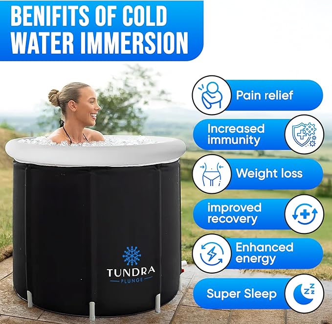 30"H Ice Bath Tub - Multiple Layered Portable Ice Bath Tub