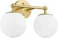 2 light vanity lights over mirror wall sconce
